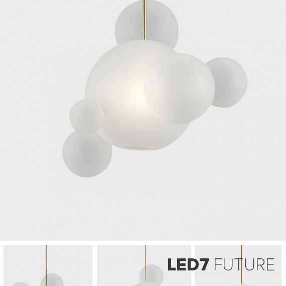 Giopato & Coombes - Bolle Frosted Pendant 04 Bubbles